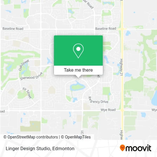 Linger Design Studio map