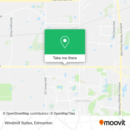 Windmill Suites map