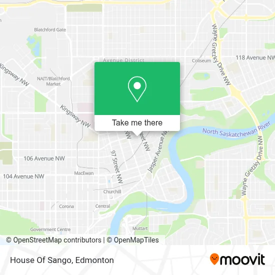 House Of Sango map
