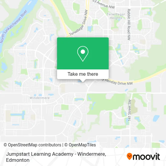 Jumpstart Learning Academy - Windermere map