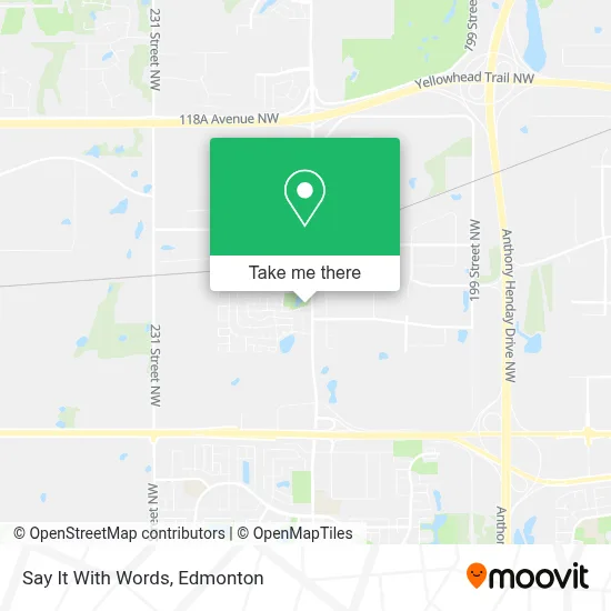 Say It With Words map