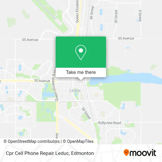 Cpr Cell Phone Repair Leduc map