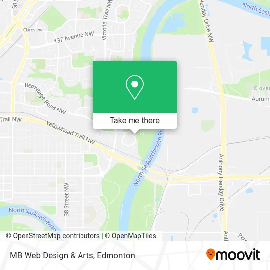 MB Web Design & Arts map