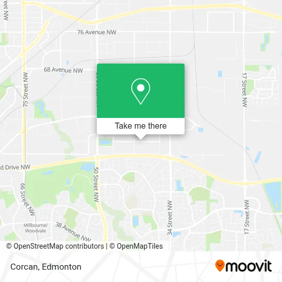 Corcan map