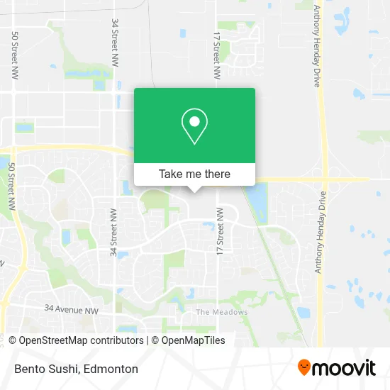 Bento Sushi map