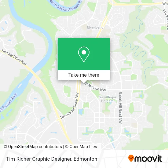 Tim Richer Graphic Designer map