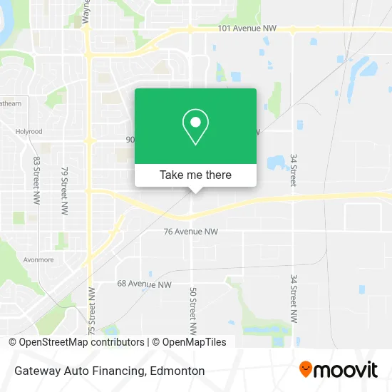 Gateway Auto Financing map
