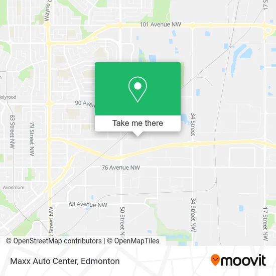 Maxx Auto Center map