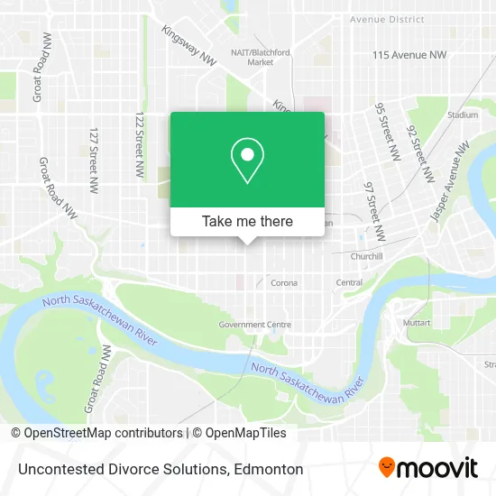 Uncontested Divorce Solutions map