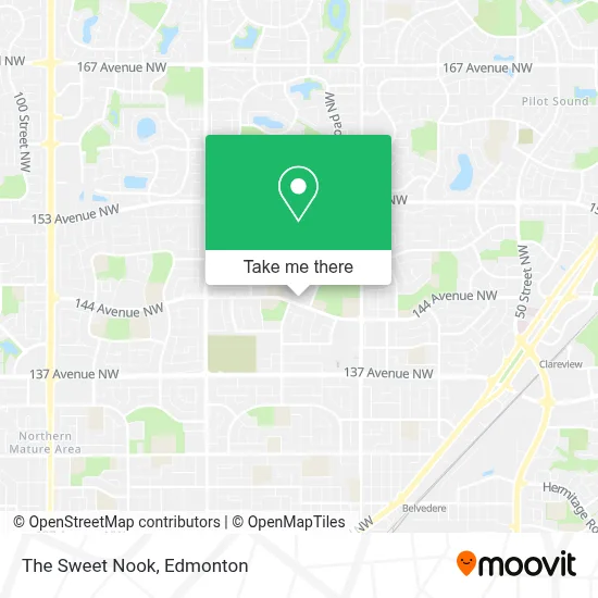 The Sweet Nook map