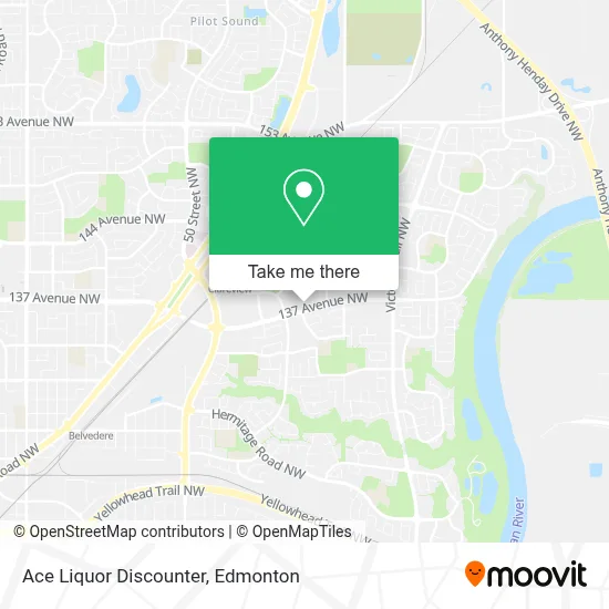 Ace Liquor Discounter map