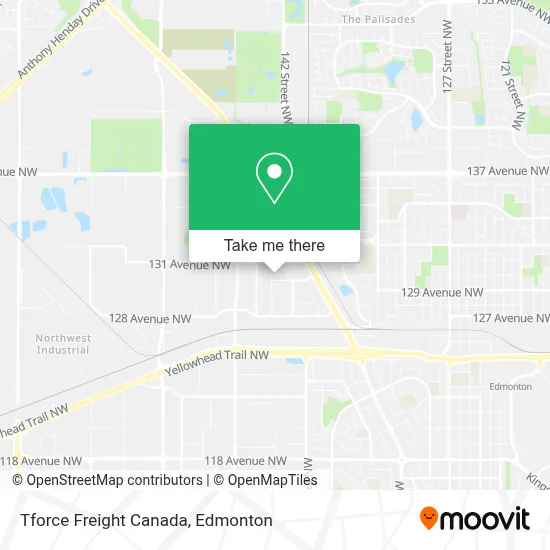 Tforce Freight Canada map
