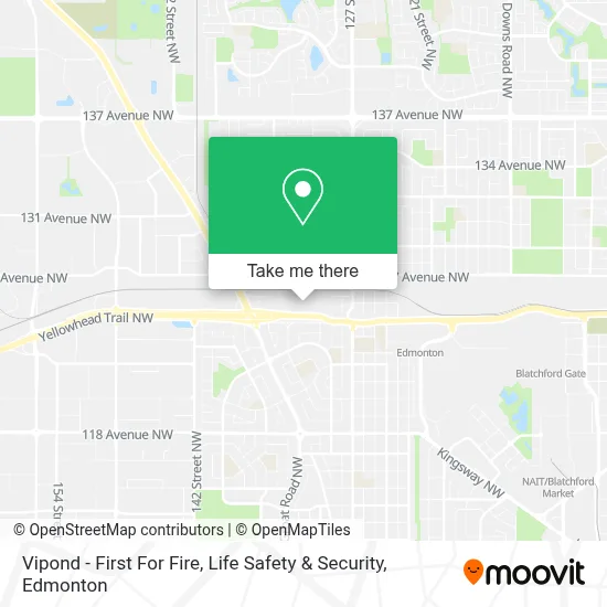 Vipond - First For Fire, Life Safety & Security map