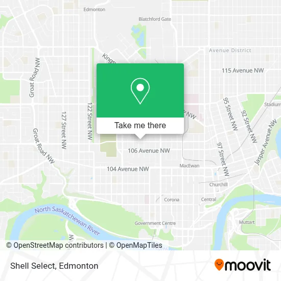 Shell Select map