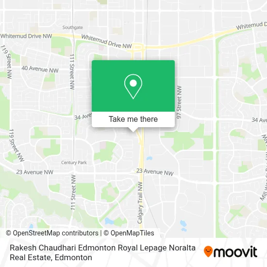 Rakesh Chaudhari Edmonton Royal Lepage Noralta Real Estate map