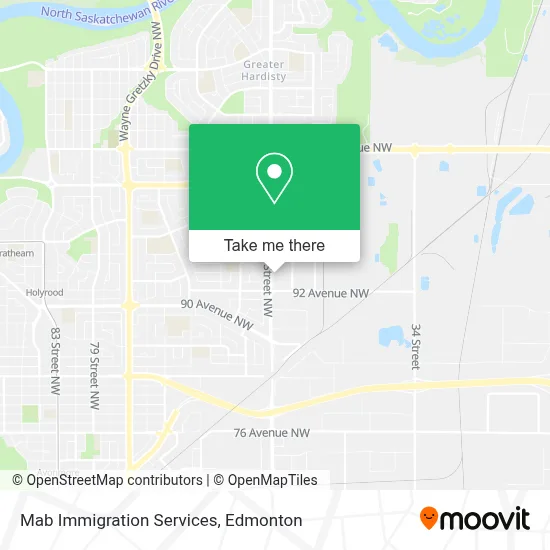 Mab Immigration Services map