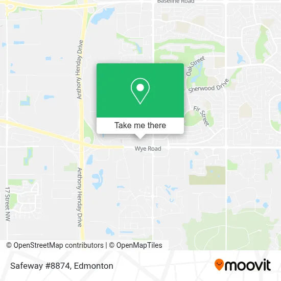 Safeway #8874 map