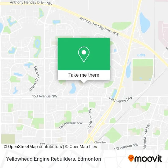 Yellowhead Engine Rebuilders map