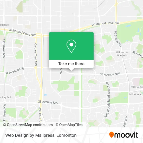 Web Design by Mailpress map