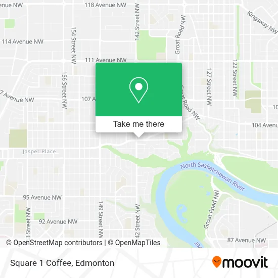Square 1 Coffee map