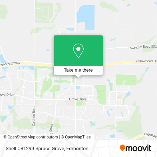 Shell C81299 Spruce Grove map