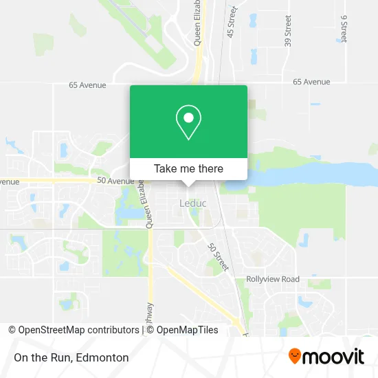 On the Run map