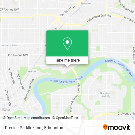 Precise Parklink Inc. map
