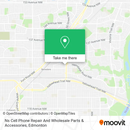 Ns Cell Phone Repair And Wholesale Parts & Accessories map