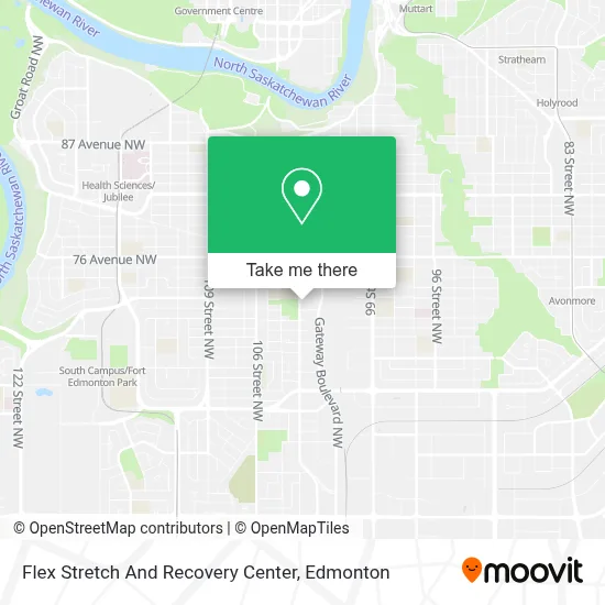 Flex Stretch And Recovery Center map