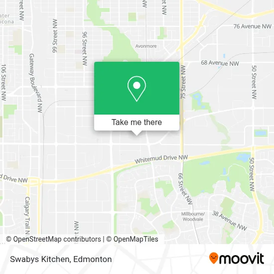 Swabys Kitchen map