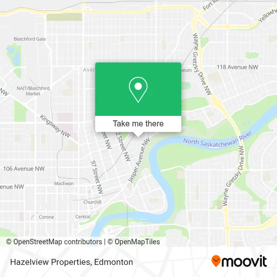 Hazelview Properties map