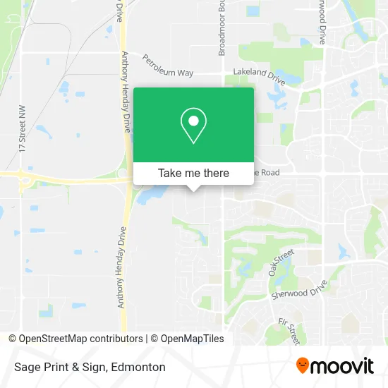 Sage Print & Sign map
