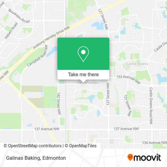 Galinas Baking map
