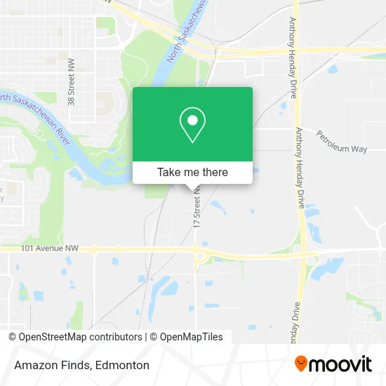 Amazon Finds map