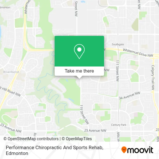 Performance Chiropractic And Sports Rehab map