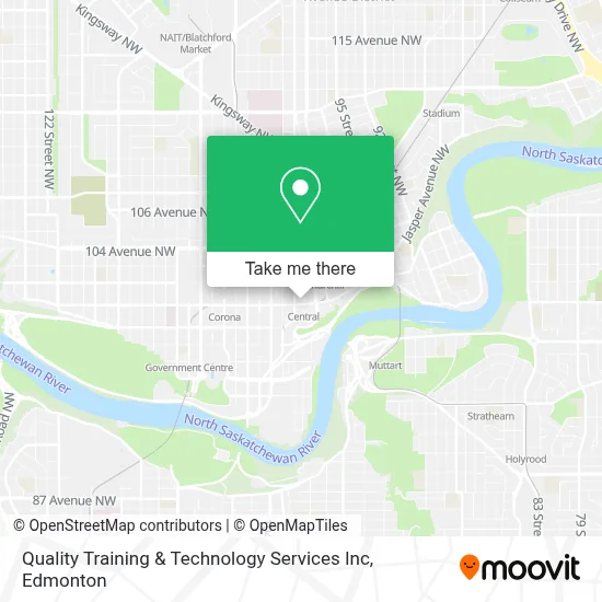 Quality Training & Technology Services Inc map
