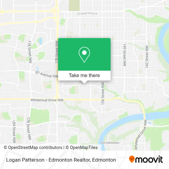 Logan Patterson - Edmonton Realtor map
