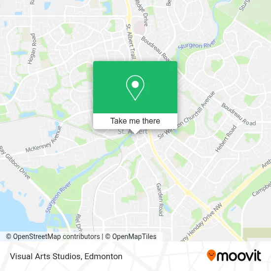 Visual Arts Studios map
