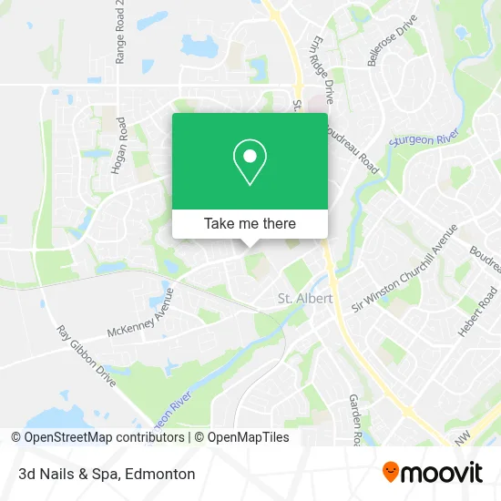 3d Nails & Spa map