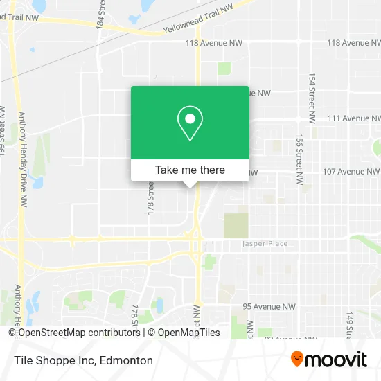 Tile Shoppe Inc map
