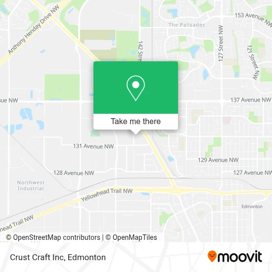 Crust Craft Inc map