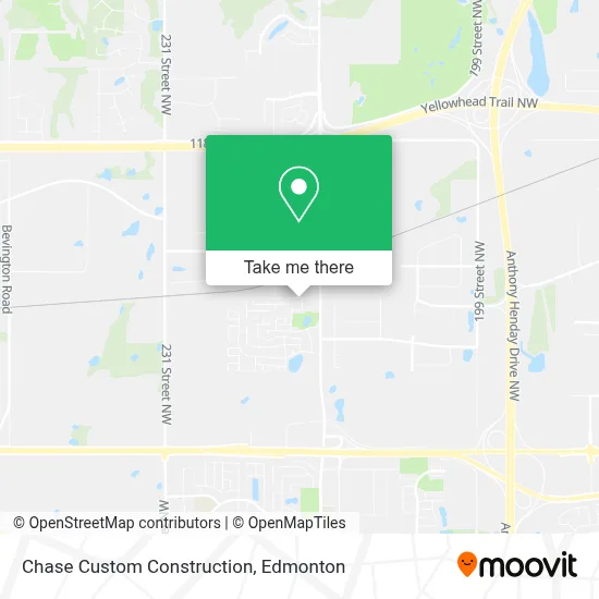 Chase Custom Construction map