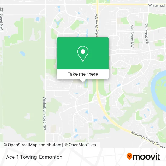 Ace 1 Towing map