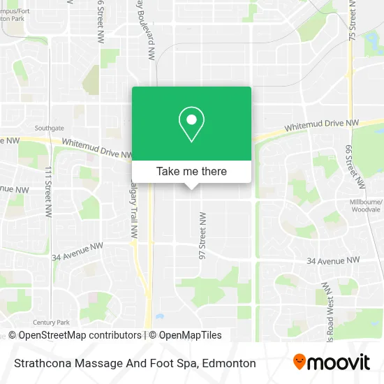 Strathcona Massage And Foot Spa map