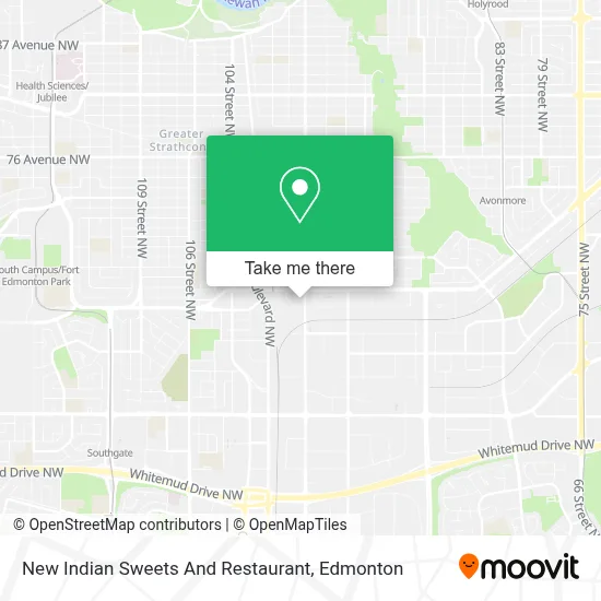 New Indian Sweets And Restaurant map