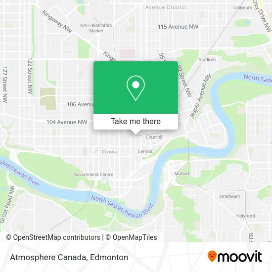 Atmosphere Canada map