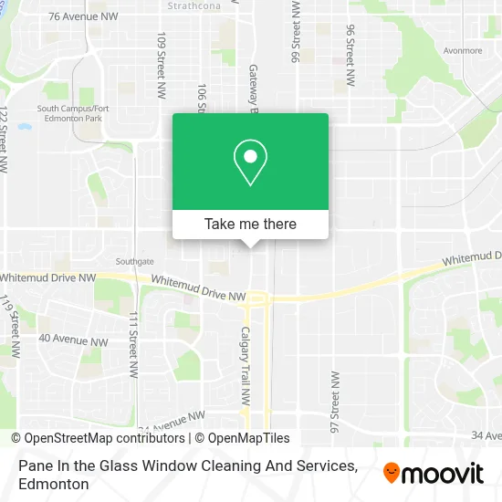 Pane In the Glass Window Cleaning And Services map