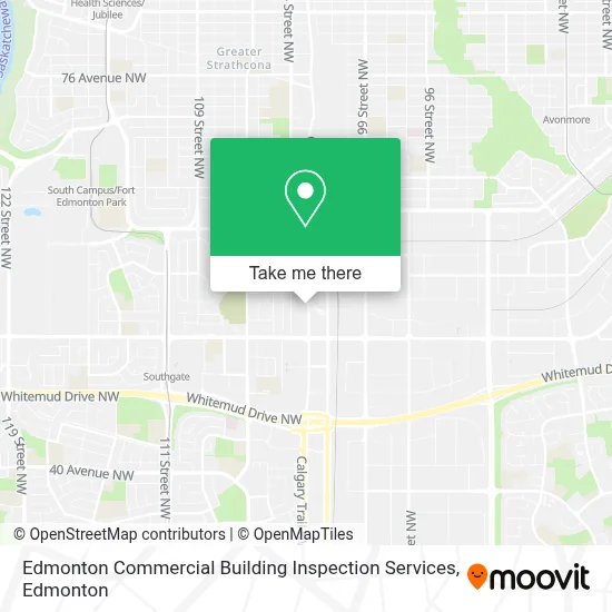 Edmonton Commercial Building Inspection Services map