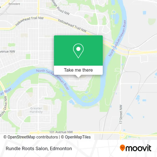 Rundle Roots Salon map