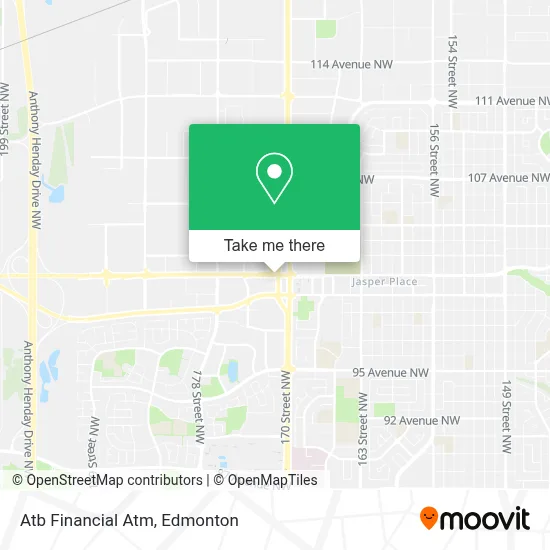 Atb Financial Atm map